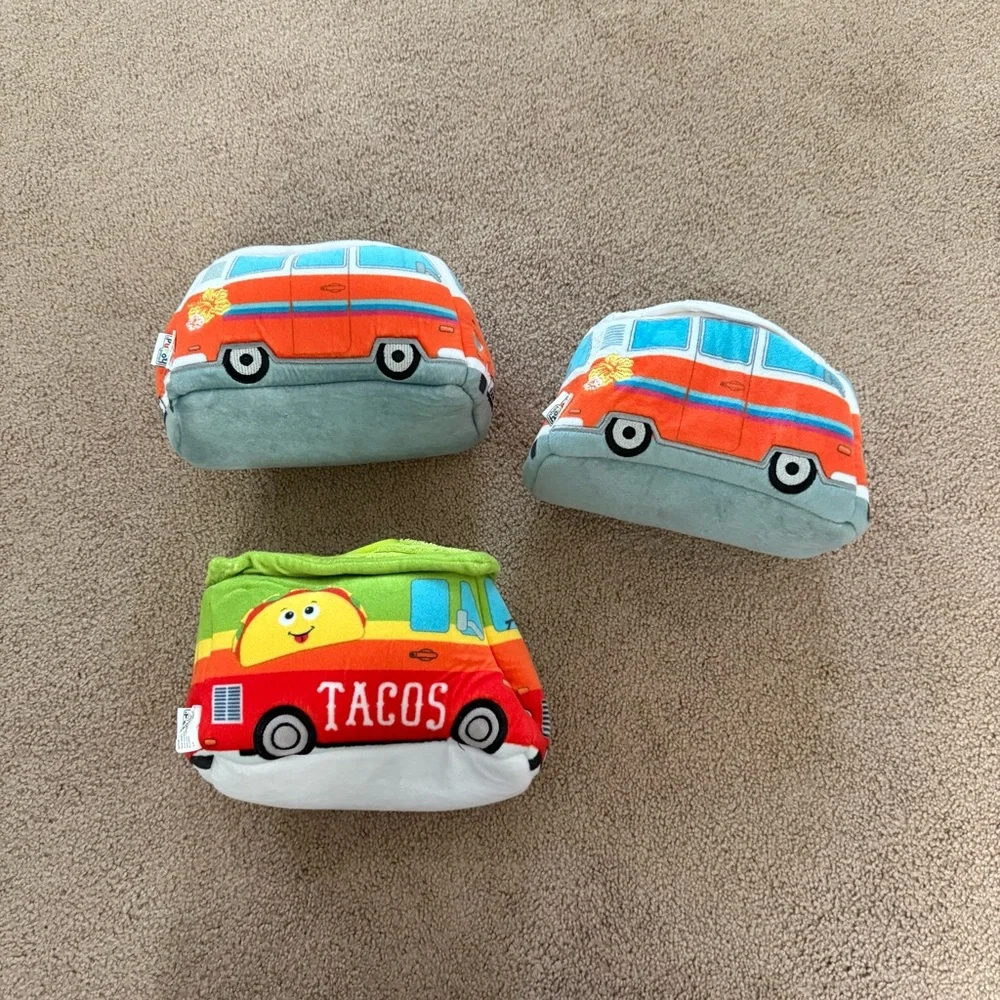 Outward Hound Taco Truck and Surf Van (2) Dog Toys Hide a Toy Puzzle